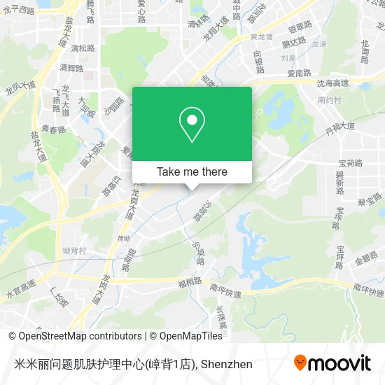 米米丽问题肌肤护理中心(嶂背1店) map