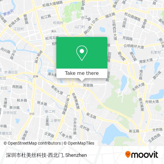 深圳市杜美丝科技-西北门 map