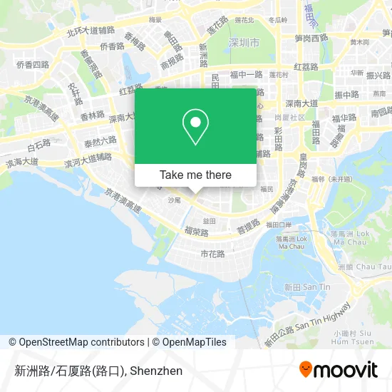 新洲路/石厦路(路口) map