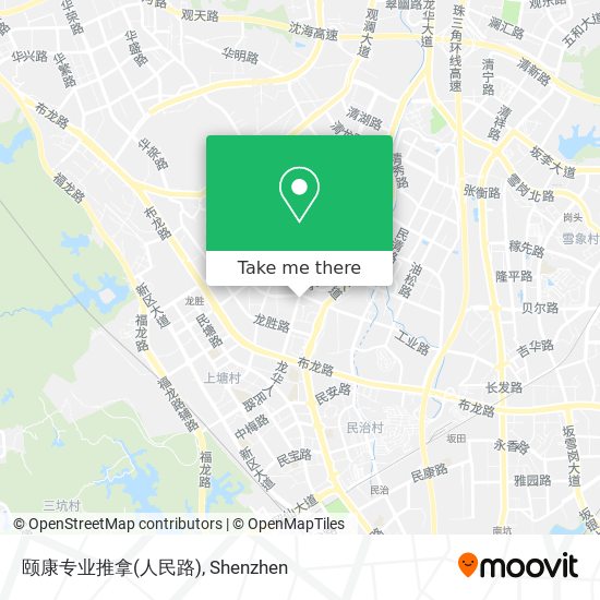 颐康专业推拿(人民路) map