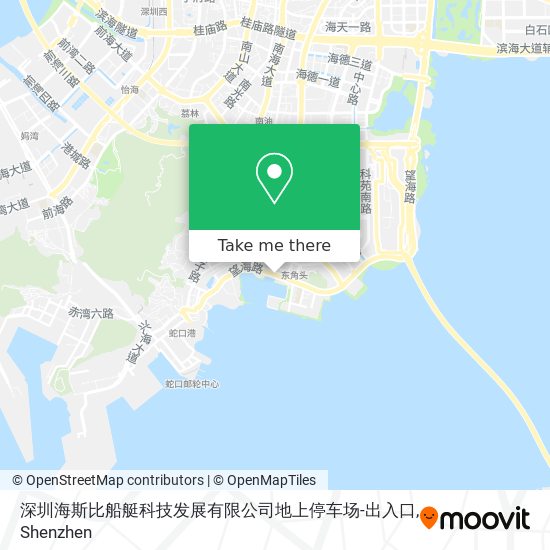 深圳海斯比船艇科技发展有限公司地上停车场-出入口 map