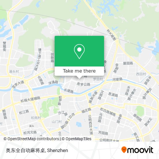 奥东全自动麻将桌 map