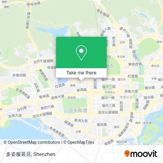 多姿服装店 map