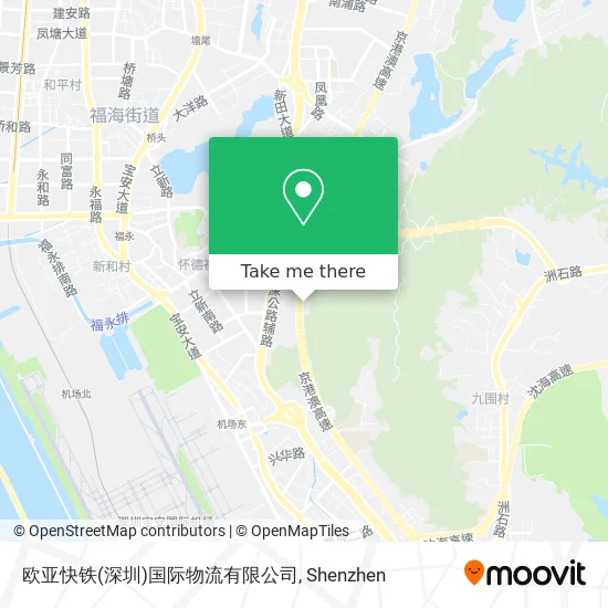 欧亚快铁(深圳)国际物流有限公司 map