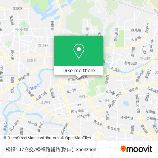 松福107立交/松福路辅路(路口) map