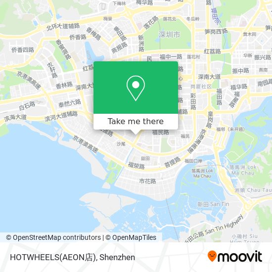 HOTWHEELS(AEON店) map
