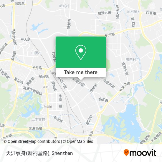 天涯纹身(新祠堂路) map