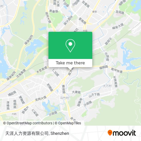 天涯人力资源有限公司 map
