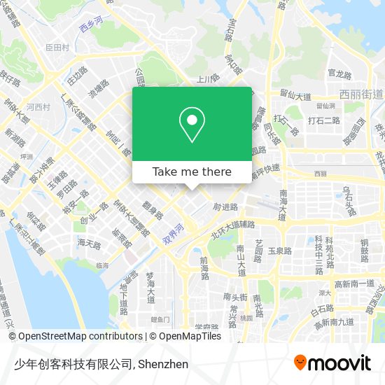 少年创客科技有限公司 map