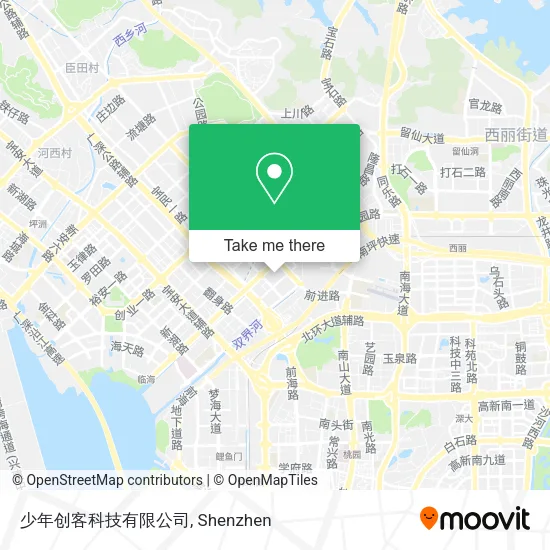 少年创客科技有限公司 map