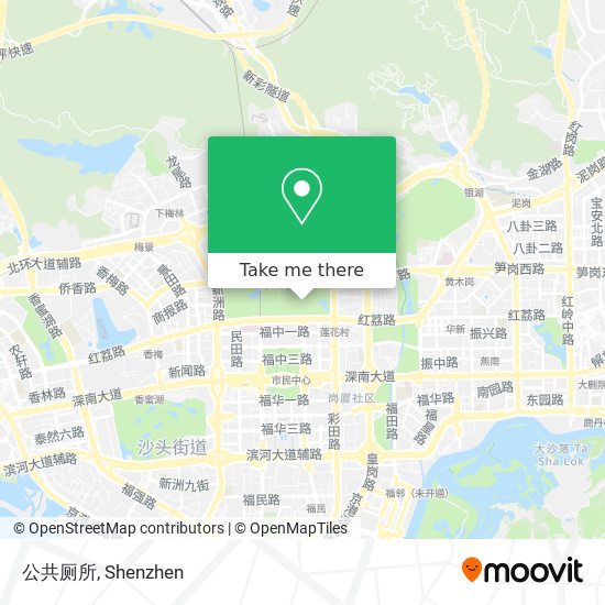 公共厕所 map