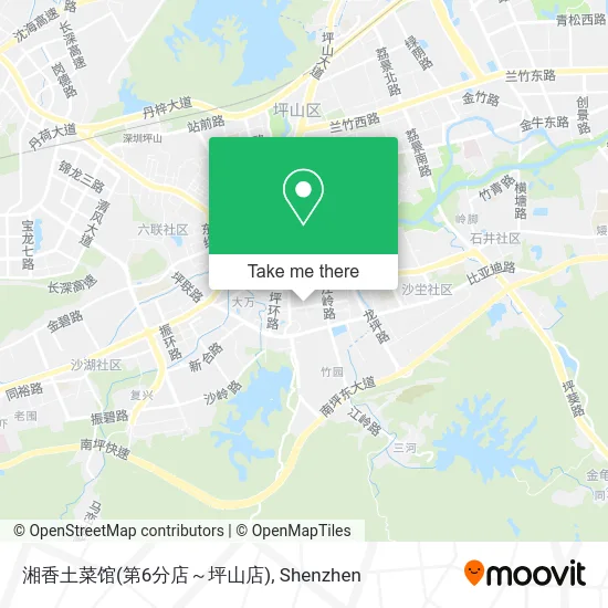湘香土菜馆(第6分店～坪山店) map