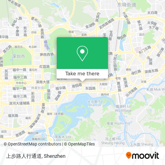 上步路人行通道 map