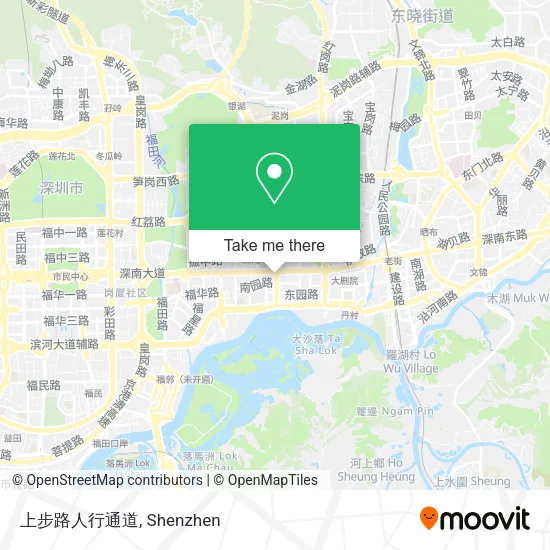 上步路人行通道 map