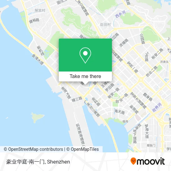 豪业华庭-南一门 map