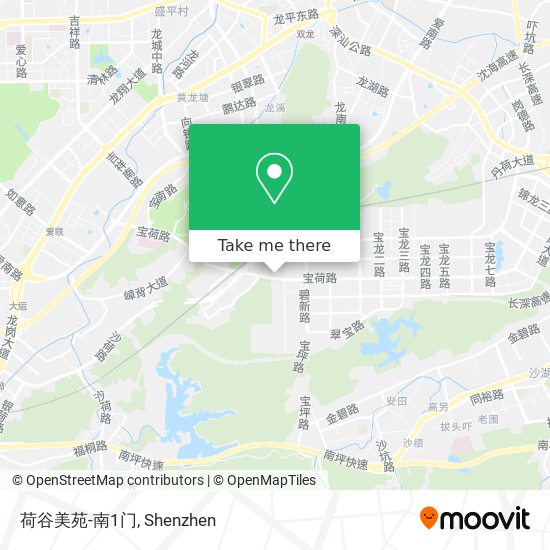 荷谷美苑-南1门 map