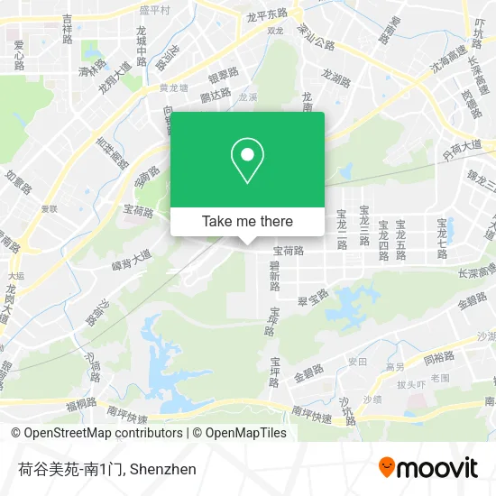 荷谷美苑-南1门 map