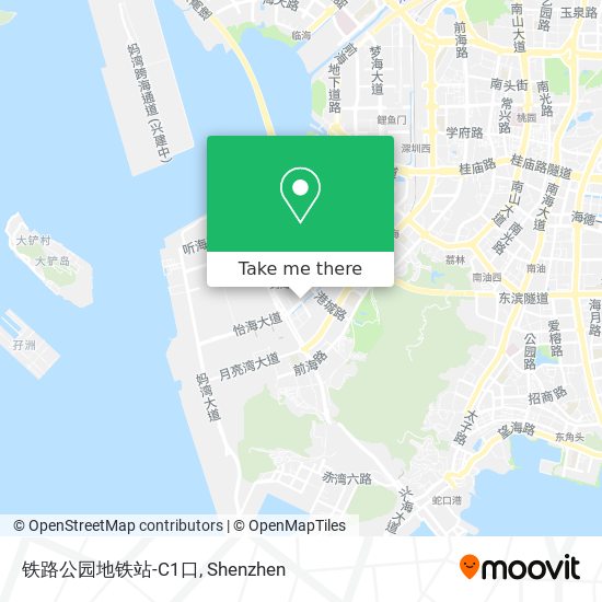 铁路公园地铁站-C1口 map