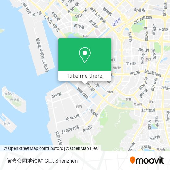 前湾公园地铁站-C口 map