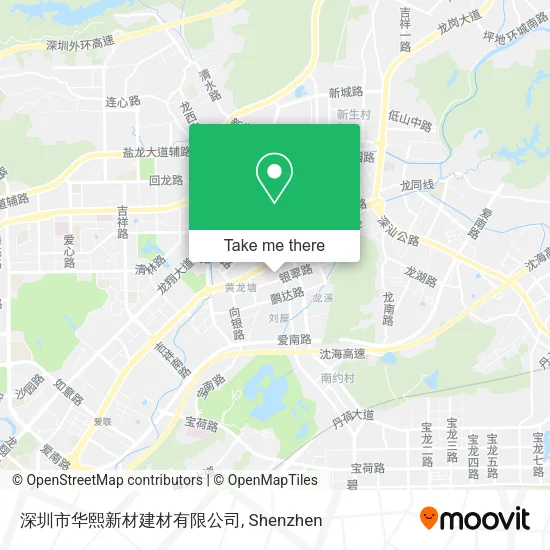 深圳市华熙新材建材有限公司 map