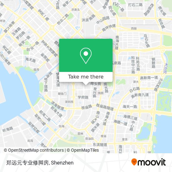 郑远元专业修脚房 map