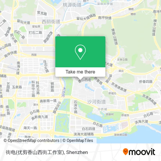 街电(优剪香山西街工作室) map
