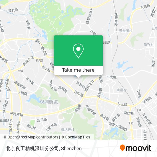 北京良工精机深圳分公司 map