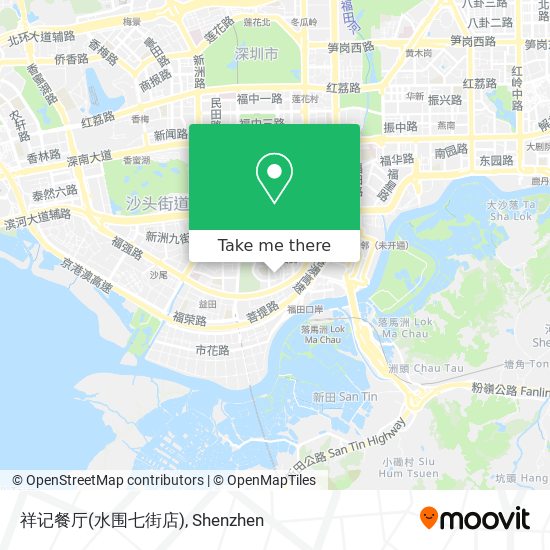 祥记餐厅(水围七街店) map