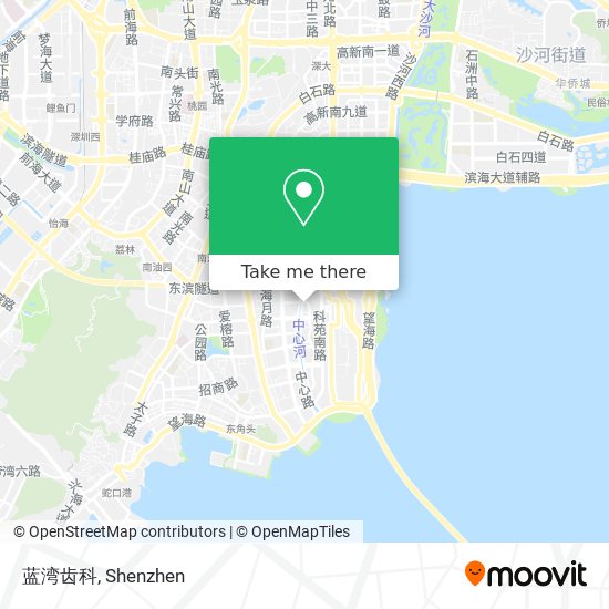 蓝湾齿科 map