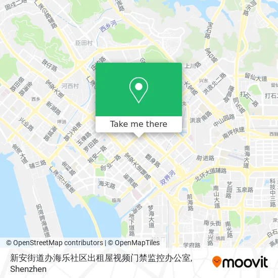 新安街道办海乐社区出租屋视频门禁监控办公室 map