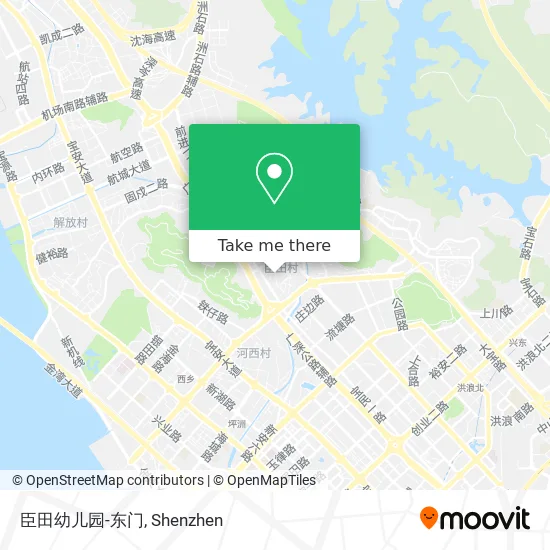 臣田幼儿园-东门 map