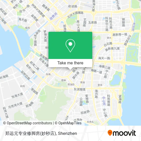 郑远元专业修脚房(妙秒店) map