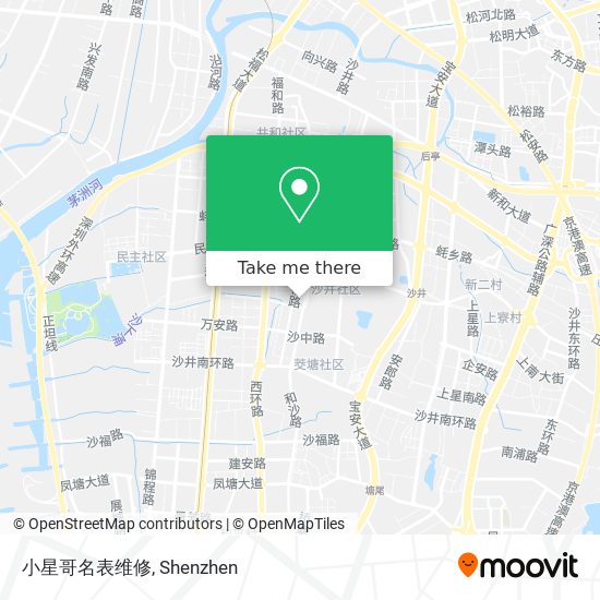 小星哥名表维修 map