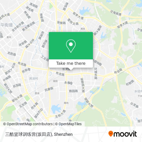 三酷篮球训练营(坂田店) map