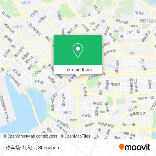 停车场-出入口 map