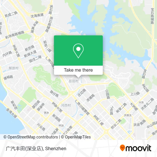 广汽丰田(深业店) map