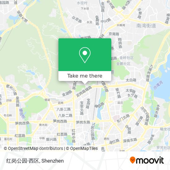 红岗公园-西区 map
