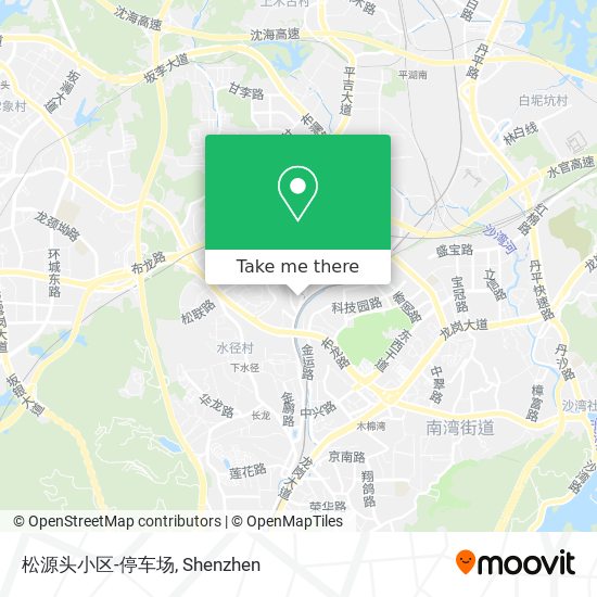 松源头小区-停车场 map
