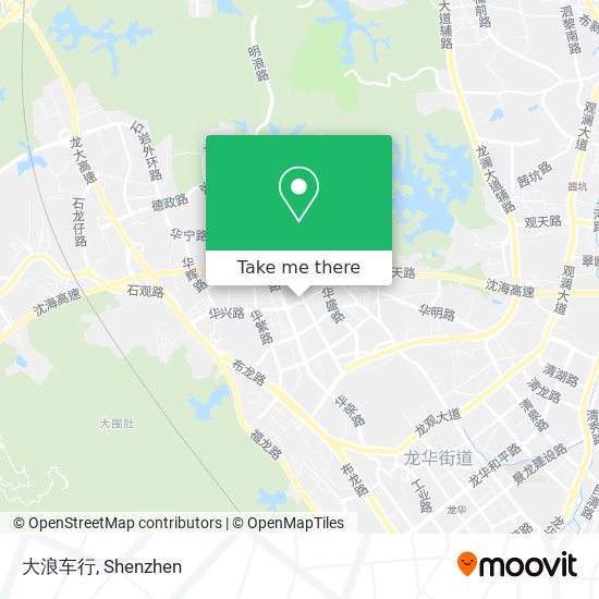 大浪车行 map