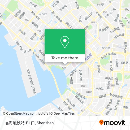 临海地铁站-B1口 map