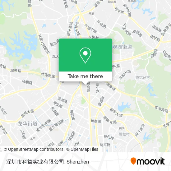 深圳市科益实业有限公司 map