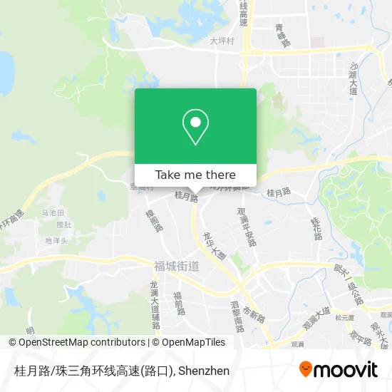 桂月路/珠三角环线高速(路口) map