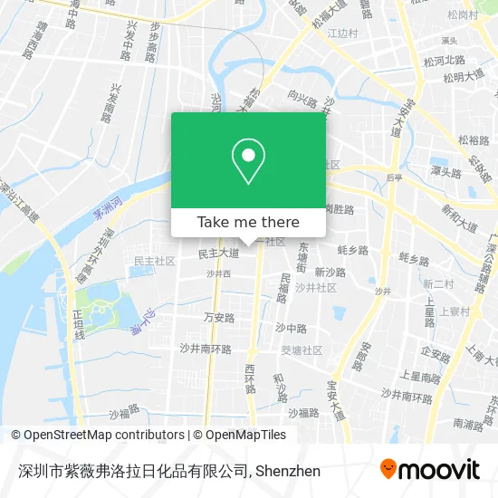 深圳市紫薇弗洛拉日化品有限公司 map