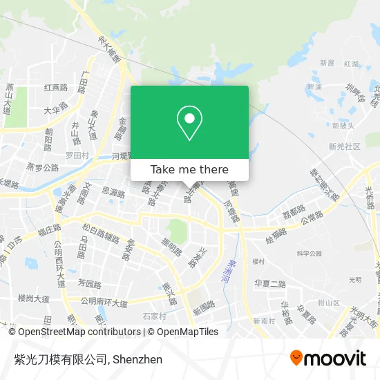 紫光刀模有限公司 map