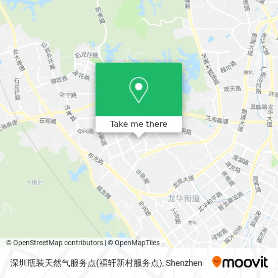深圳瓶装天然气服务点(福轩新村服务点) map