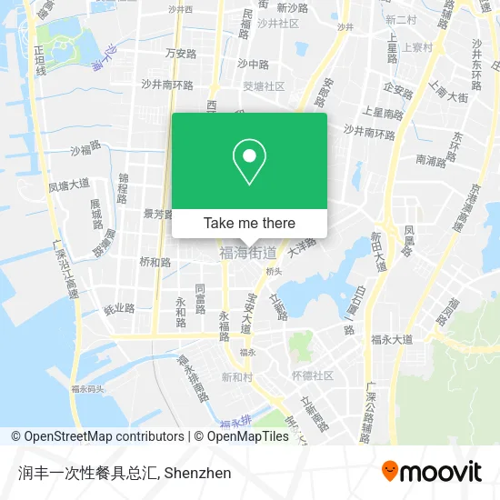 润丰一次性餐具总汇 map