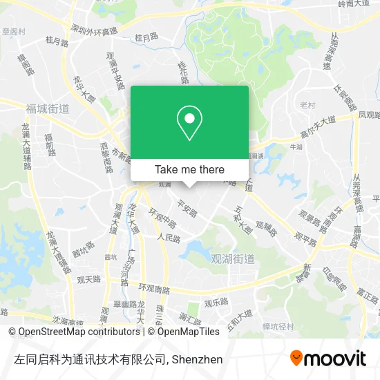左同启科为通讯技术有限公司 map
