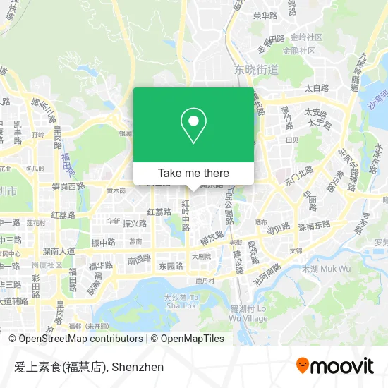 爱上素食(福慧店) map