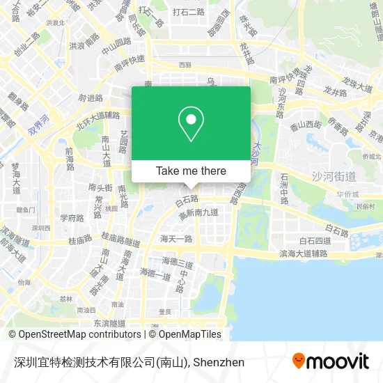 深圳宜特检测技术有限公司(南山) map
