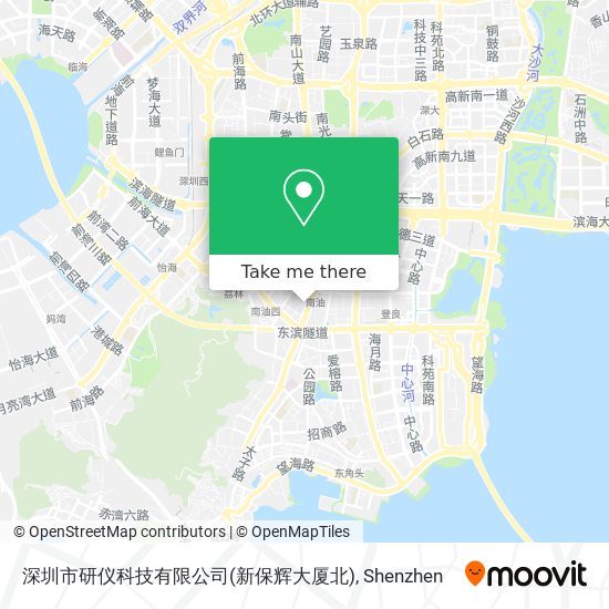 深圳市研仪科技有限公司(新保辉大厦北) map